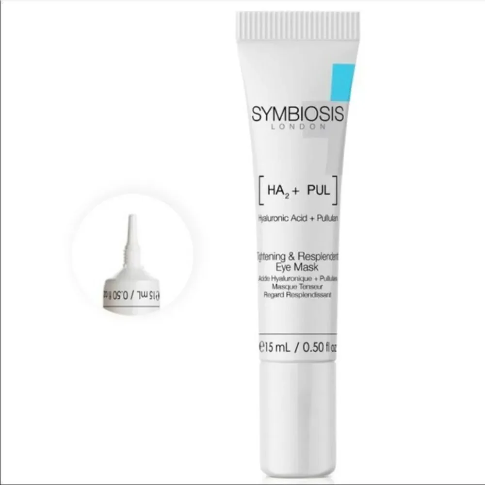 New Unopened SYMBIOSIS tightening & replenishing eye mask 15ml 0.5fl oz